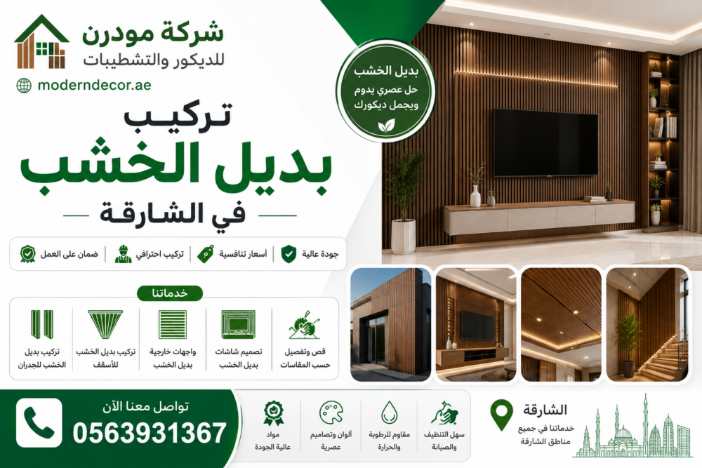 تركيب بديل الخشب في الشارقة